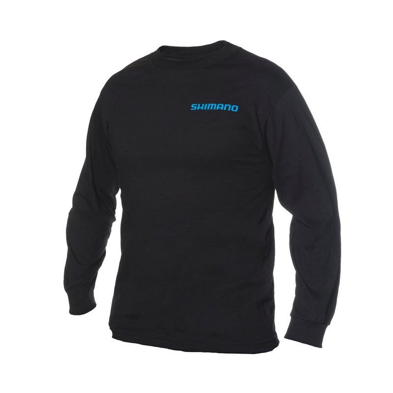 Shimano Logo Long Sleeve Crew Neck T-Shirt