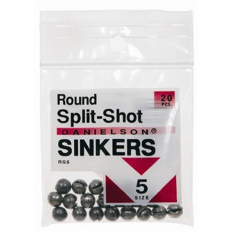 Danielson Round Split-Shot Sinkers