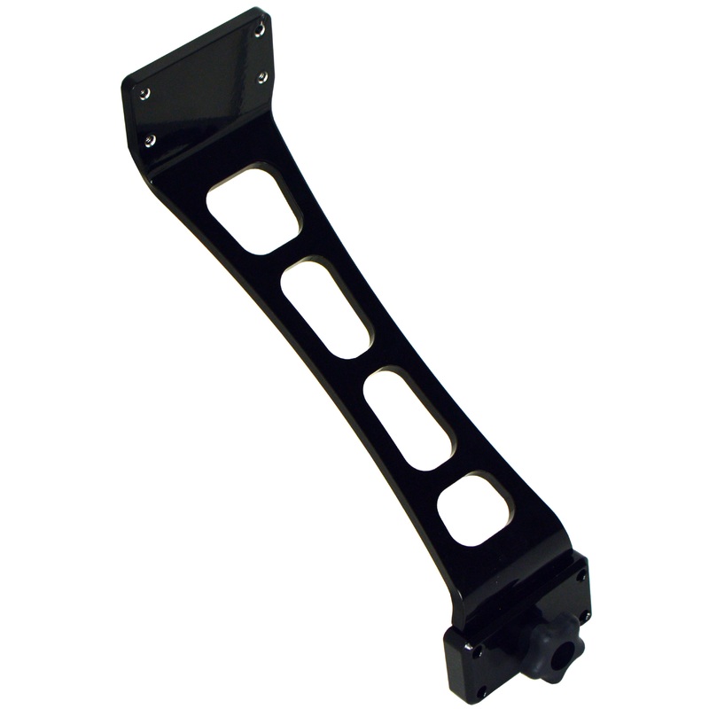 FishEng Products Powder Coated Aluminum 15" Bent Extreme Rod Extension & Base