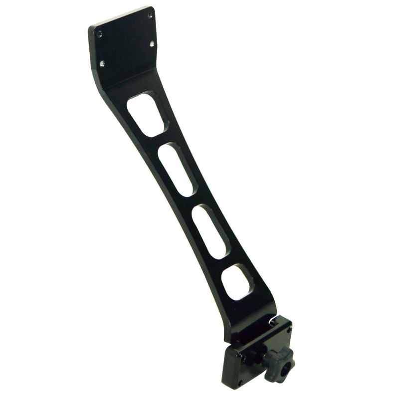 FishEng Products Powder Coated Aluminum 15" Bent Rod Extension & Base