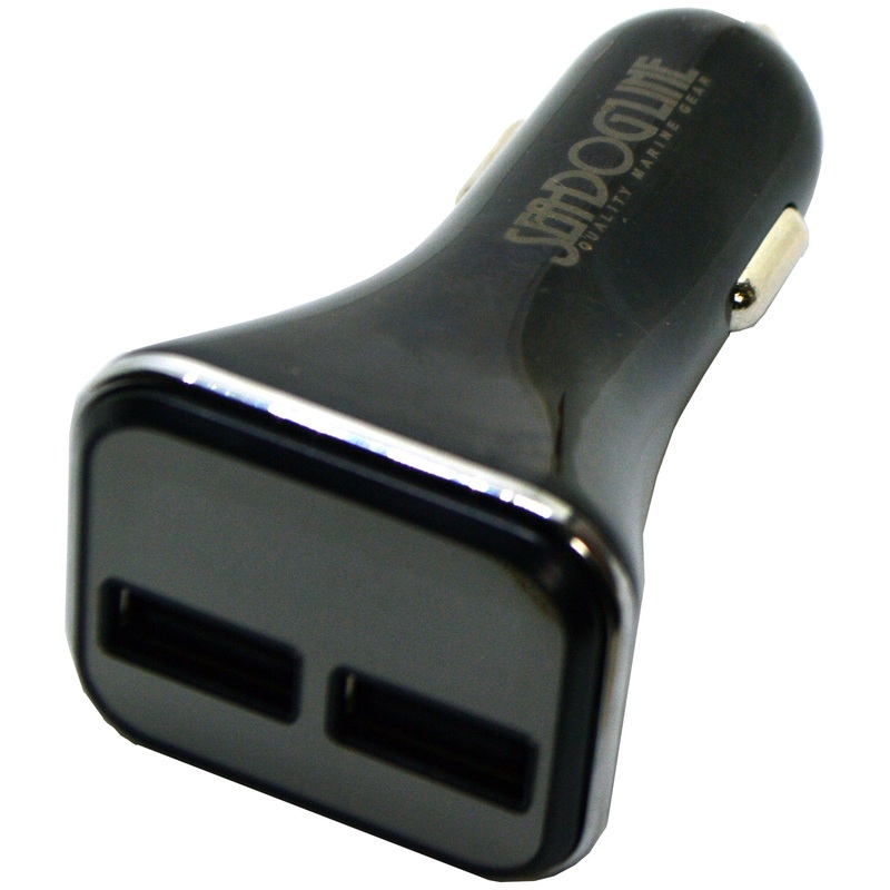 Sea Dog Dual Usb Power Plug W/Voltage & Amp Meter