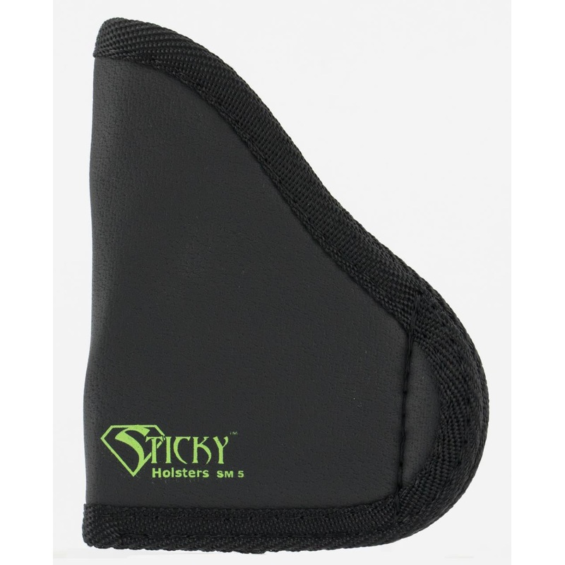 Sticky Holster Sm-5 Small Iwb Holster Ambidextrous Small Semi Auto Pistols Sticky Skin Material Matte Black Finish