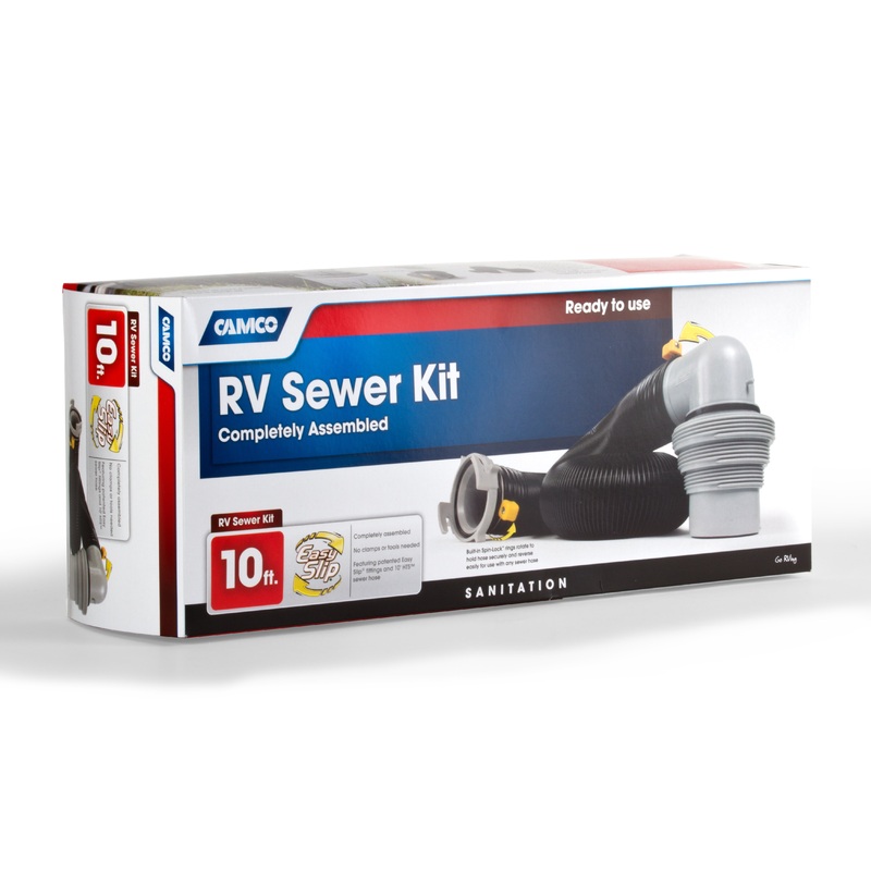 Camco Easy Slip Ready-To-Use Rv Sewer Kit