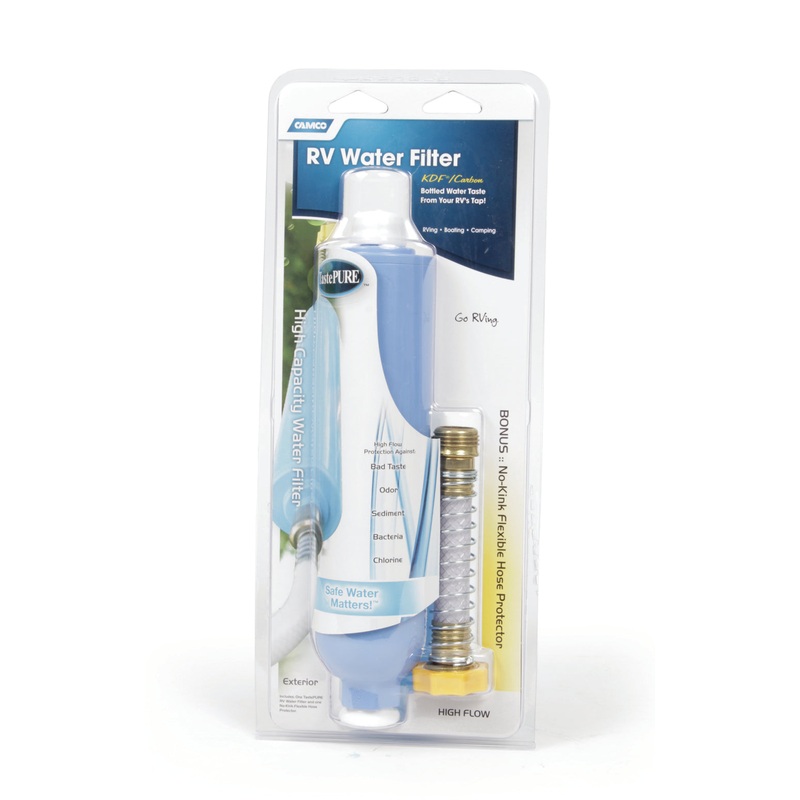 Camco Taste Pure Water Filter & Hose Protector