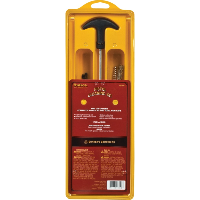 Outers Pistol Aluminum Rod Cleaning Kit ZZZ