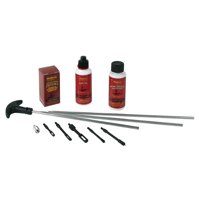 Outers Universal Aluminum Rod Cleaning Kit - Rifle, Pistol & Shotgun ZZZ
