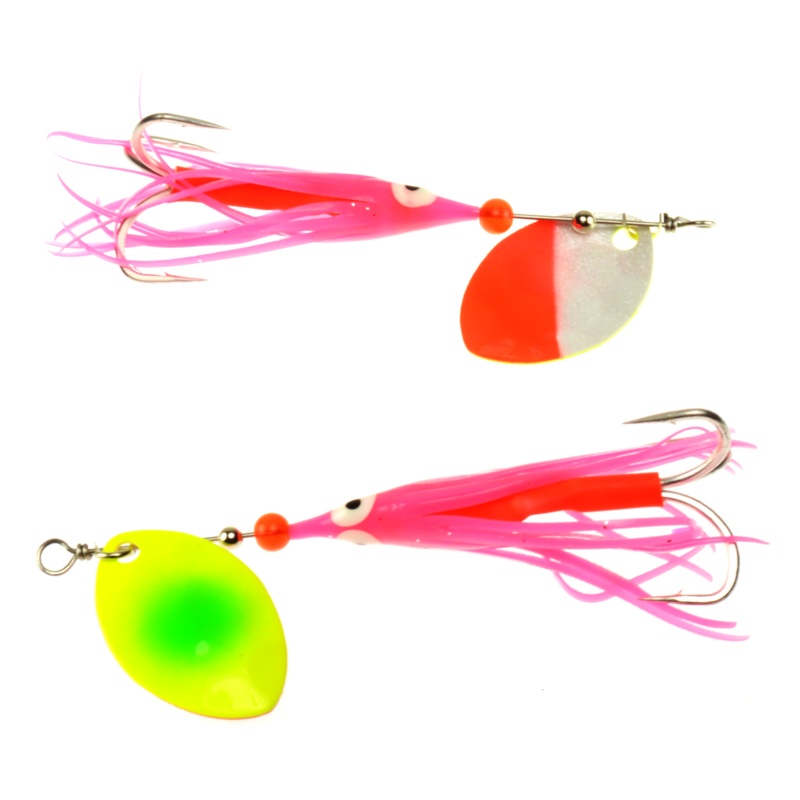 VIP Outdoors 3.5 Cascade Salmon Spinner 2-Pk