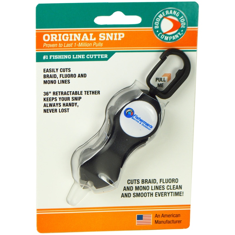Boomerang Tool Fisherman'S Logo Braided Fishing Line Snipper