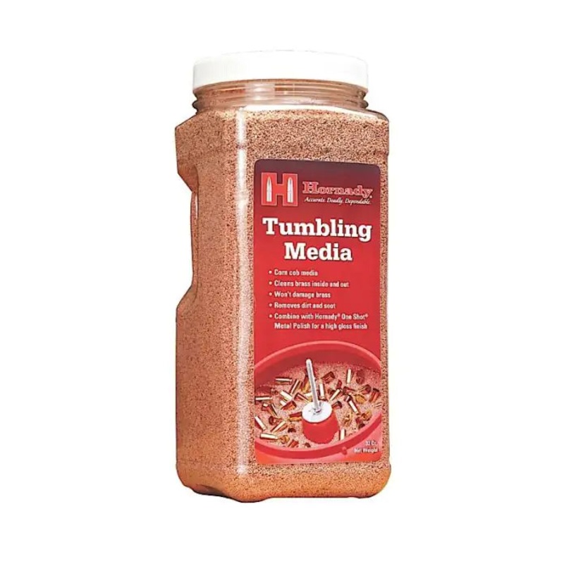 Hornady One Shot Tumbling Media 76Oz Ground Corn Cob