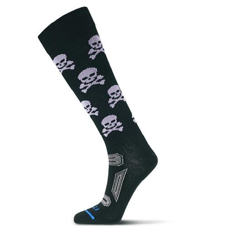 Fits Ultra Light Ski OTC Socks - (Skull and Bones)