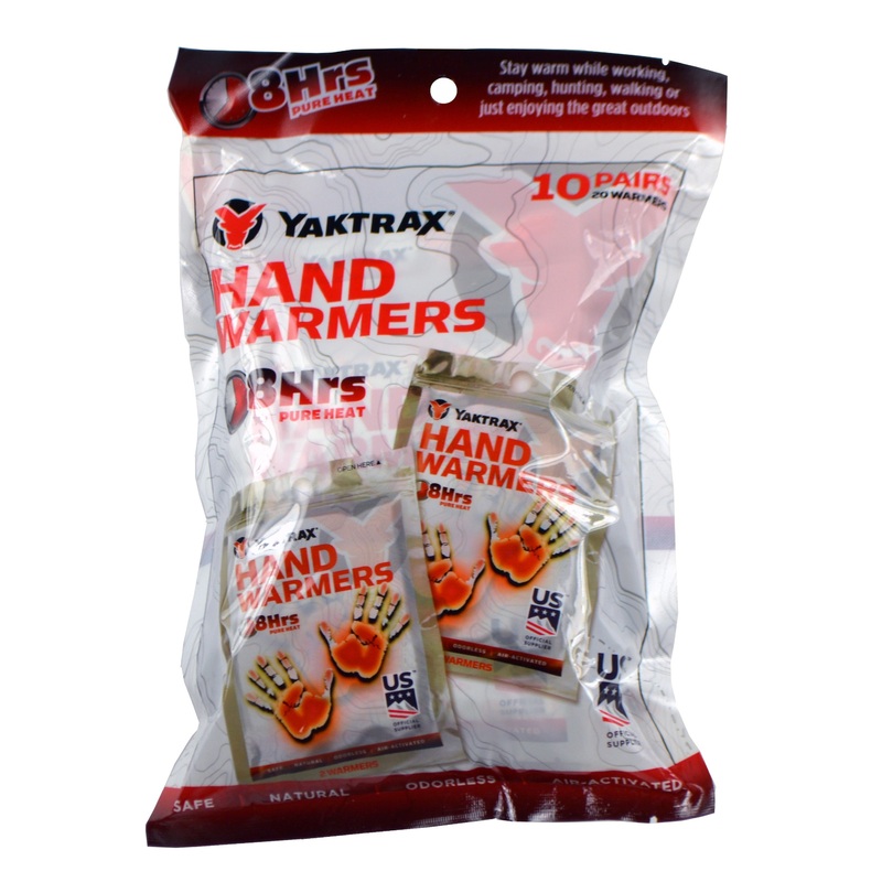 Yaktrax 10-Pack Hand Warmers