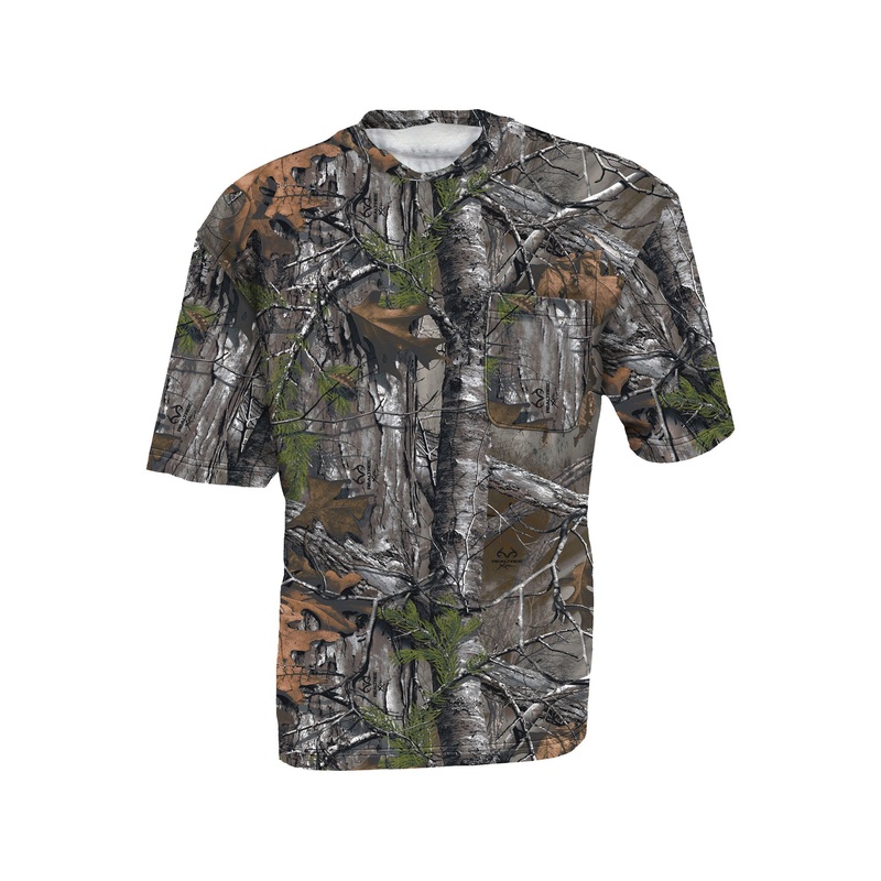 Walls Youth Hunting Short Sleeve Camo Pocket T-Shirts