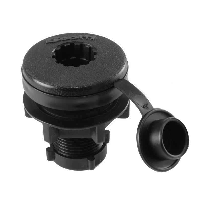 Scotty Compact Threaded Deck Flush Mount & Rain Cap