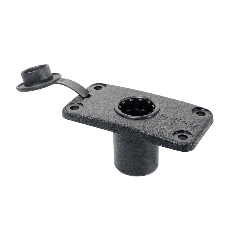 Scotty Flush Deck Mount & Rain Cap