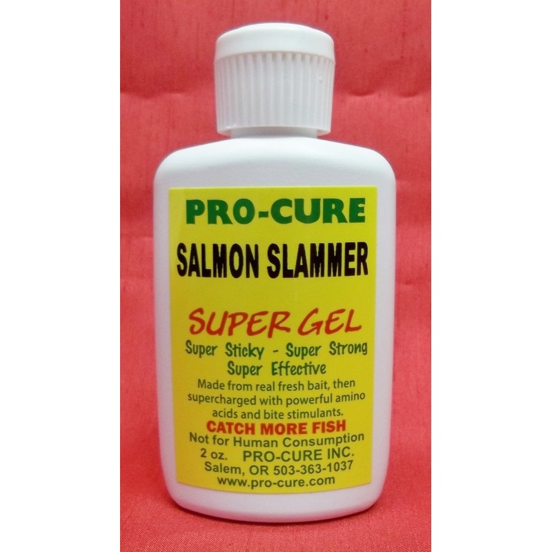 Pro-Cure Salmon Slammer Super Gel High Performance 2 Oz Bait Scents & Uv Flash
