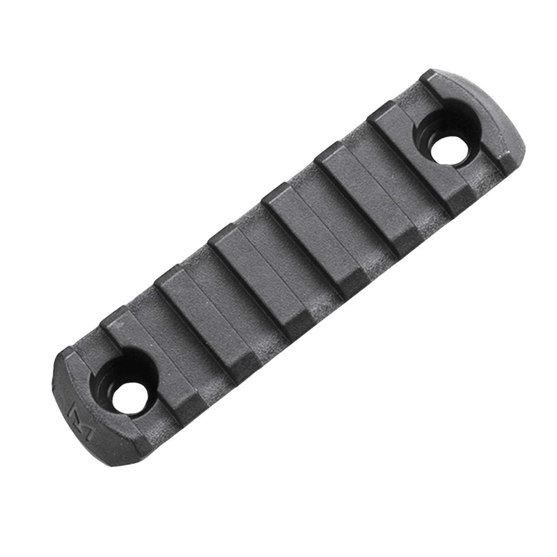 Magpul Industries M-Lok Rail Section Polymer Accessory Black 7 Slots M-Lok Hand Guard