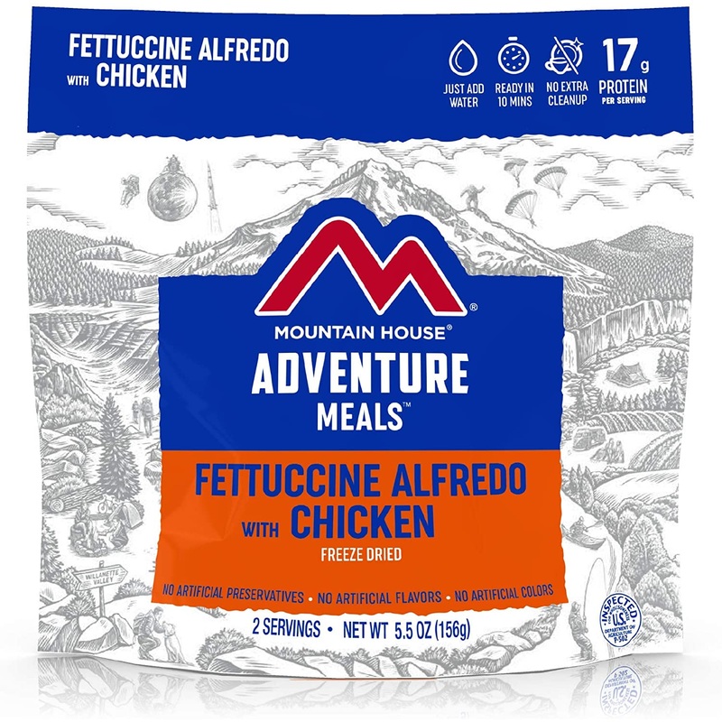 Mountain House Fettuccine Alfredo with Chicken-Pouch