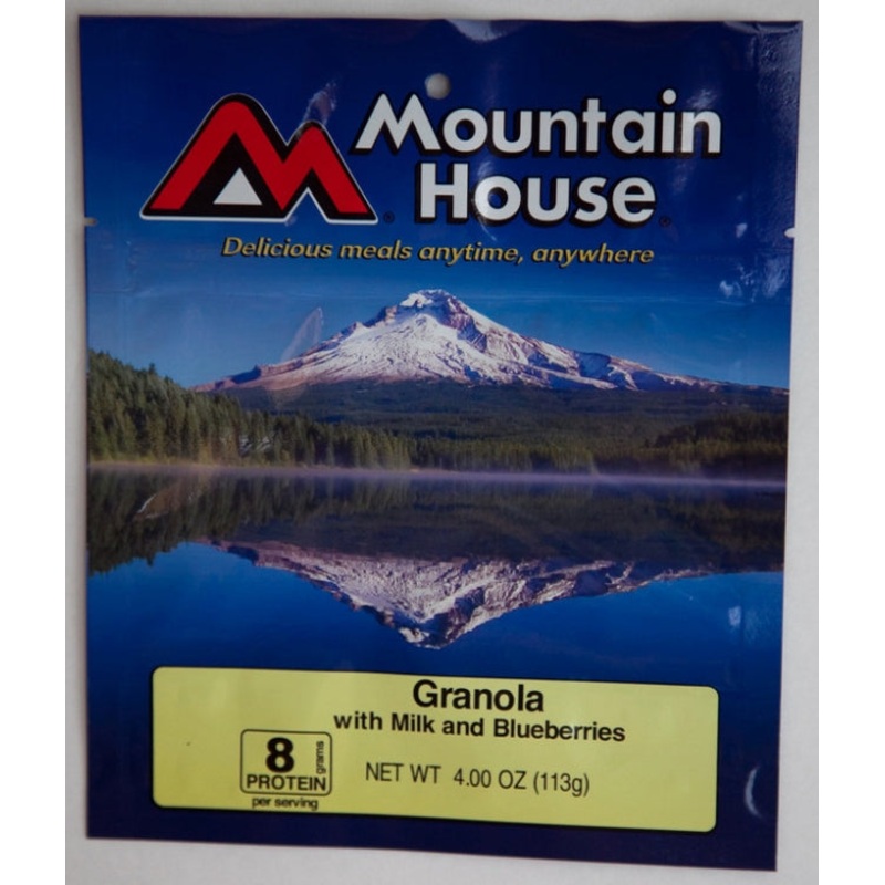 Mountain House Granola, Milk & Blueberries