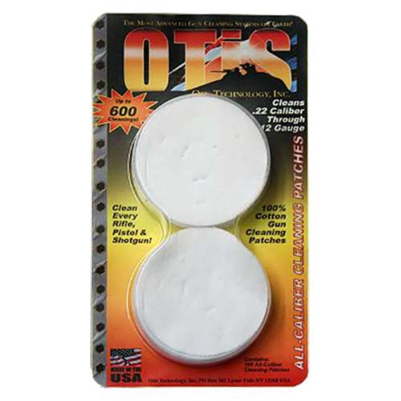 Otis All Caliber Cleaning Patches Cotton 100 Per Pack