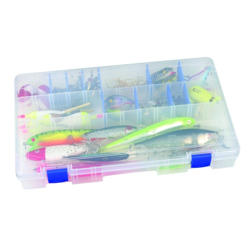 Flambeau Tuff 'Tainer Long 3-Partitions & 12 Zerust Dividers Storage Container