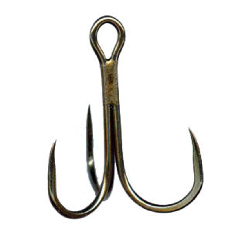 Gamakatsu Barbless Round Bend Treble Hook