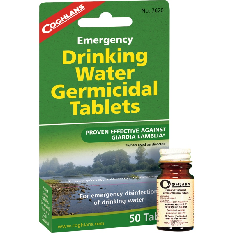 Coghlan's Emergency Germicidal Drinking Water Tablets
