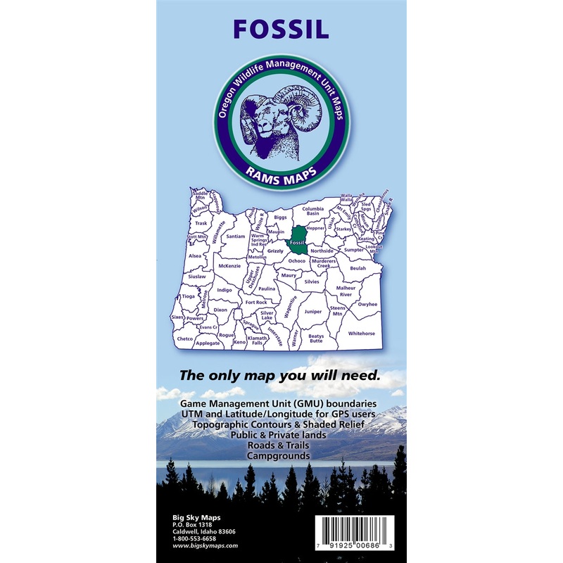 Big Sky Maps Fossil Gmu Map