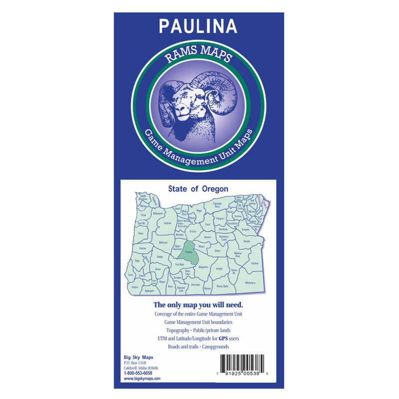 Big Sky Maps Paulina Gmu Map