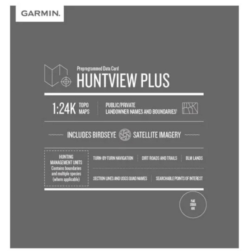 Garmin New OEM Garmin HuntView Plus Maps Washington