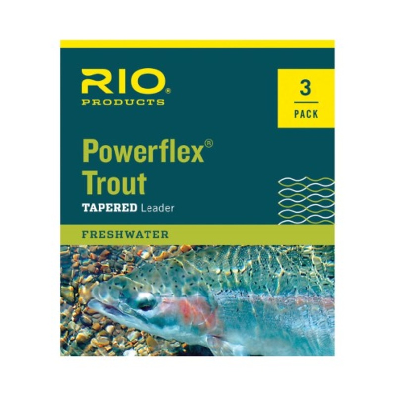 RIO Powerflex 7.5 Ft. Trout Leader  - 3 Pack, 5X