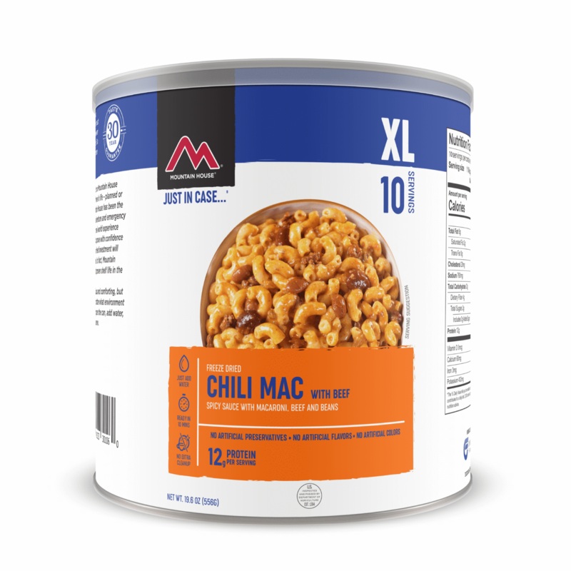 Mountain House Chili Mac With Beef  Can