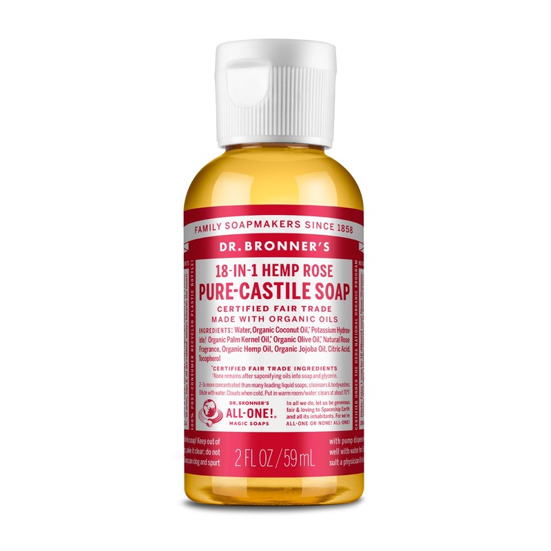 Dr Bronner's Rose Liquid Soap