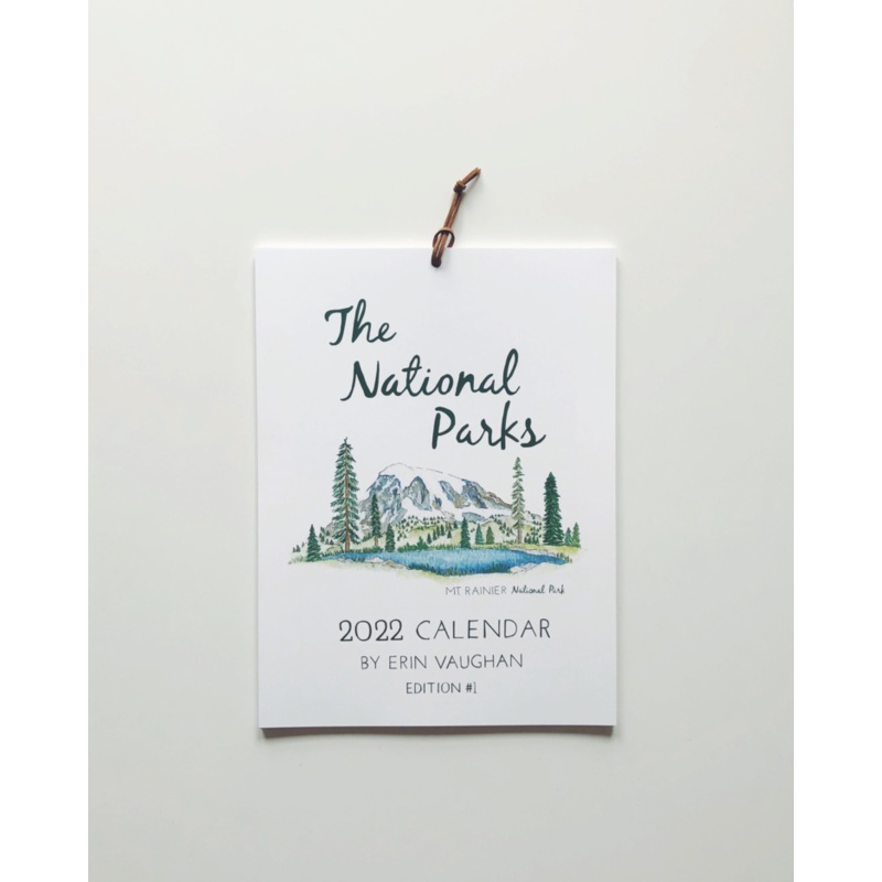 Erin Vaughan 2022 National Park Calendar Ed #1