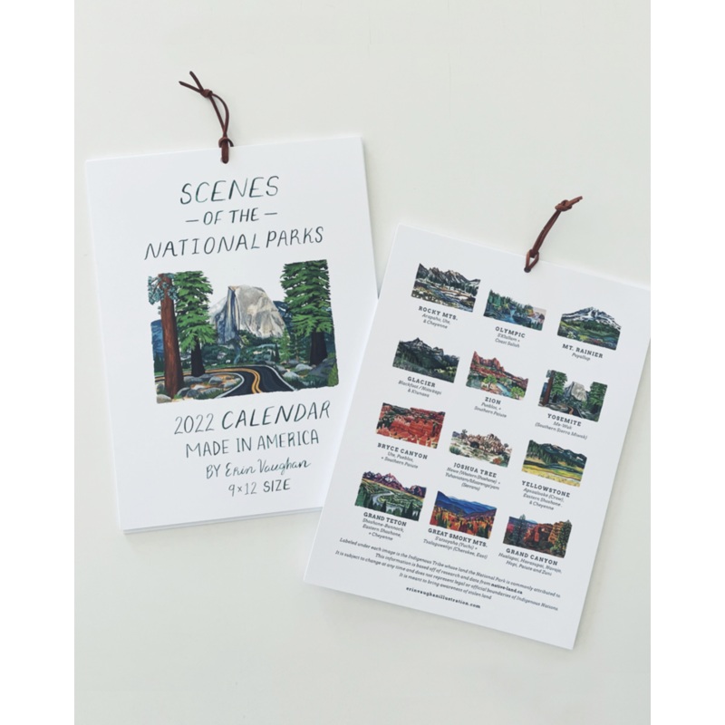 Erin Vaughan 2022 Scenes Of The National Parks Calendar