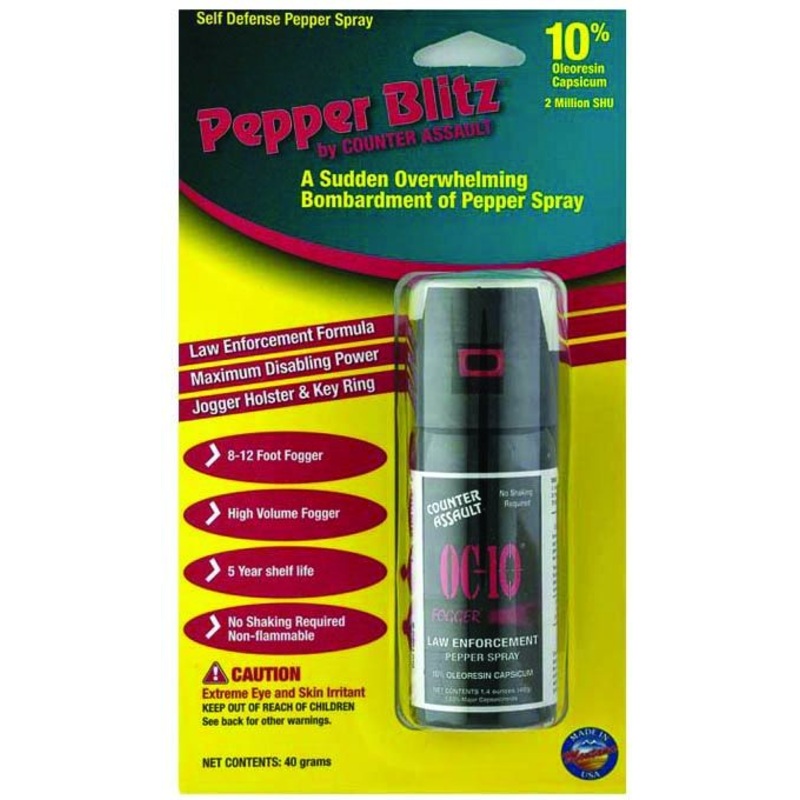 Counter Assault Pepper Blitz Fogger W/Keyring