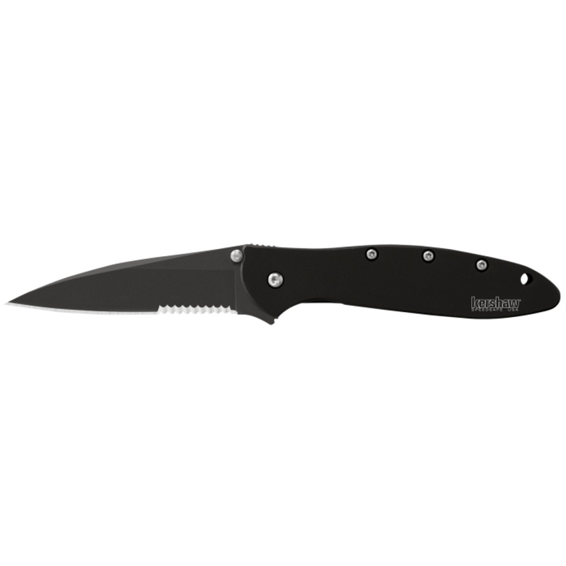 Kershaw Leek Black Serrated