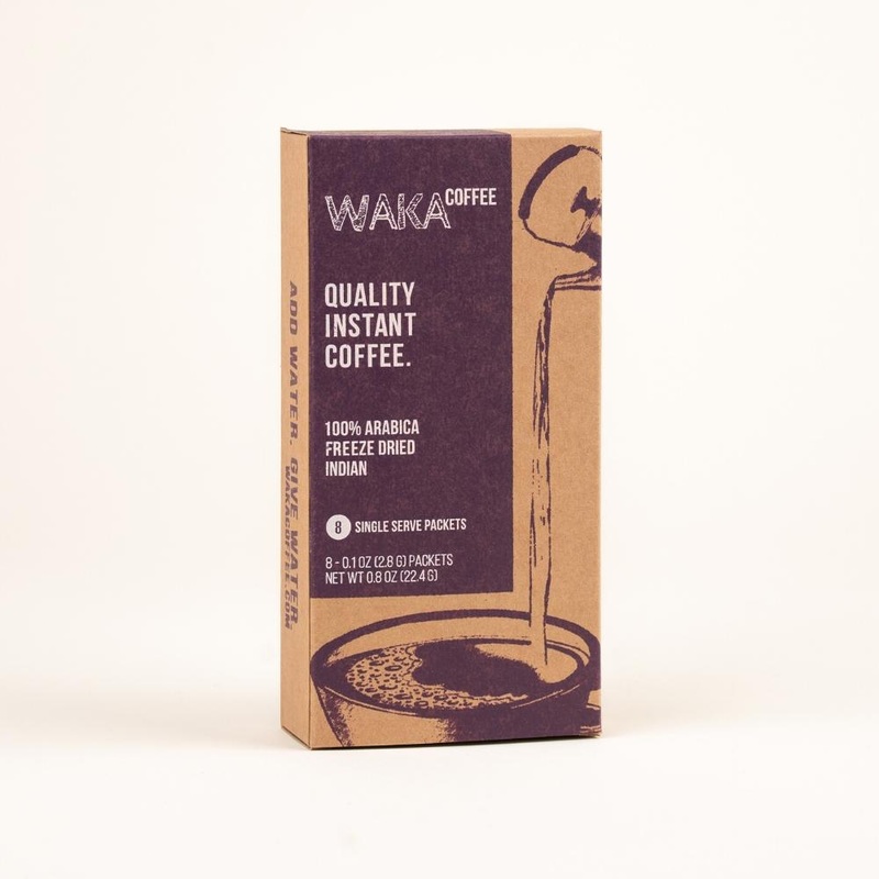 Waka Coffee Light Roast Indian Single Serve (8 Servings)