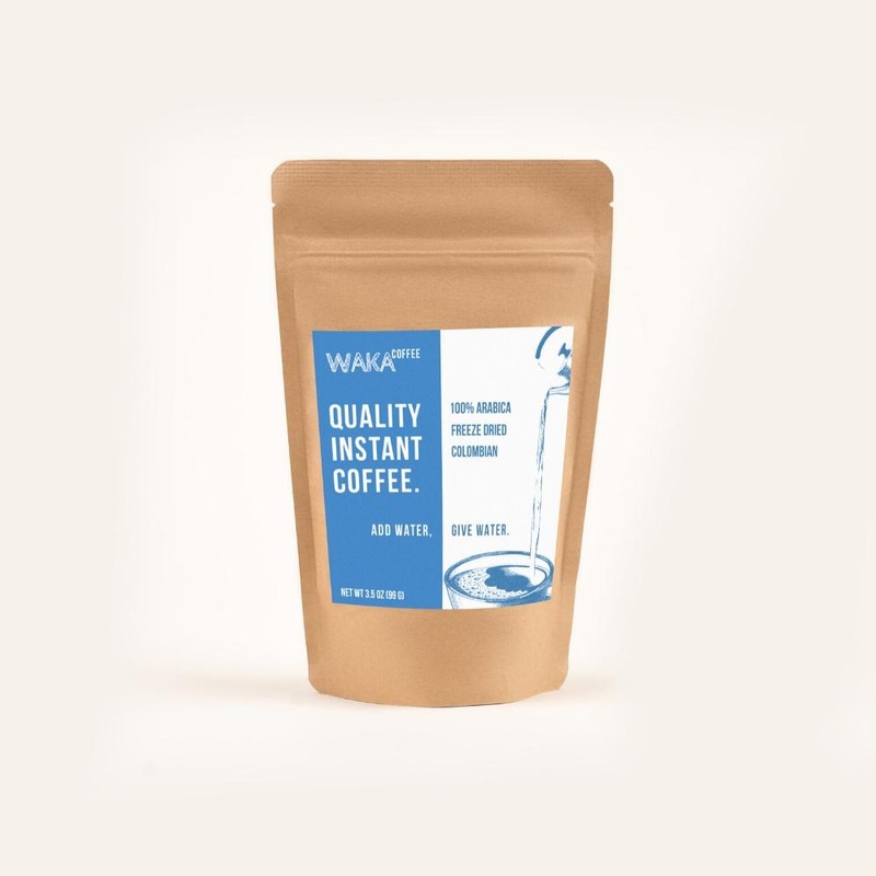 Waka Coffee Medium Roast Colombian 3.5 oz Bag (35 Servings)