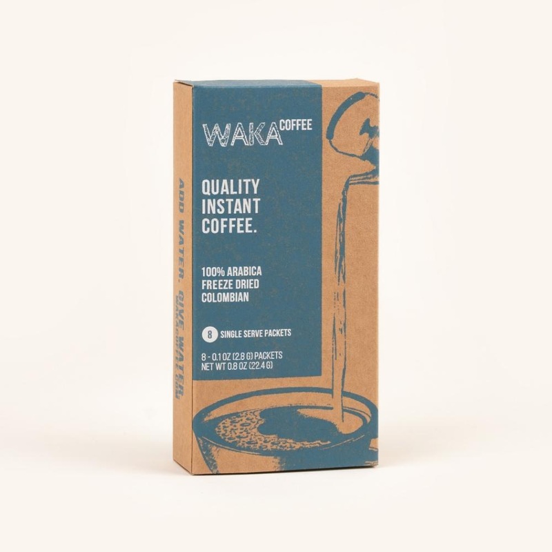 Waka Coffee Medium Roast Colombian Single Serve (8 Servings)