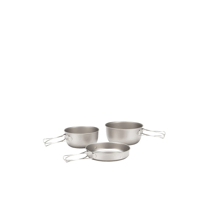 Snow Peak Titanium 3 piece Cookset