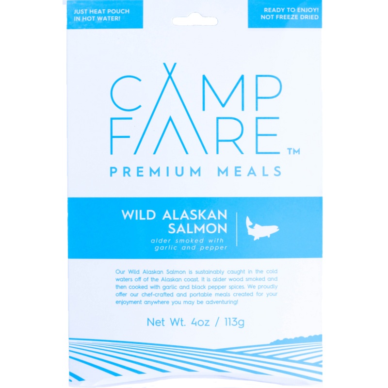 Campfare Wild Alaskan Salmon, Alder Smoked With Garlic And Pepper