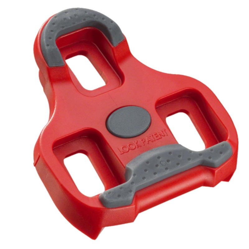 LOOK KEO GRIP Cleat - 9 Degree Float, Red