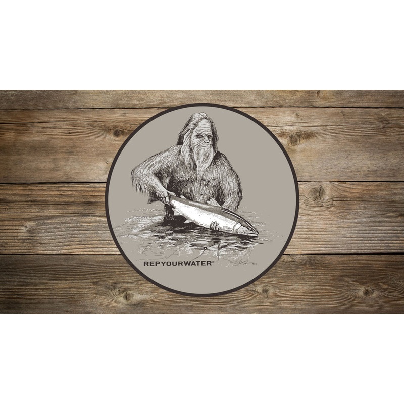 RepYourWater Squatch and Release Sticker
