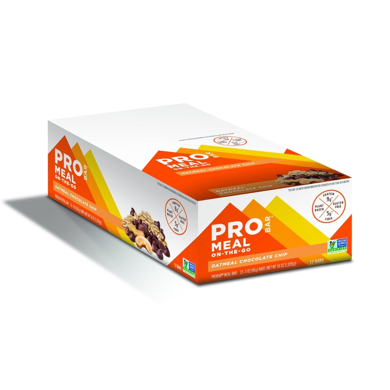 Probar Meal Bar Oatmeal Chocolate Chip 12-Pack