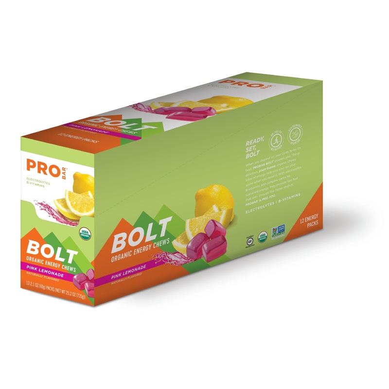 Probar Bolt Chews Pink Lemonade 12-Pack