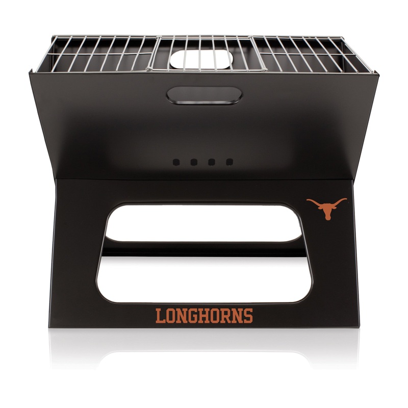 Texas Longhorns - X-Grill Portable Charcoal BBQ Grill