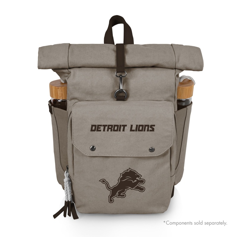Detroit Lions - Carmel Roll Top Picnic Backpack Cooler