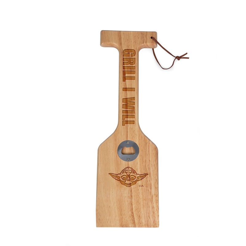 Star Wars Yoda - Hardwood BBQ Grill Scraper with Bottle Opener