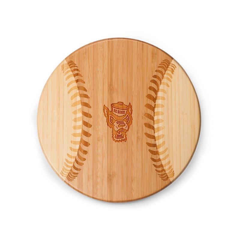NC State Wolfpack - Home Run! Baseball Cutting Board & Serving Tray