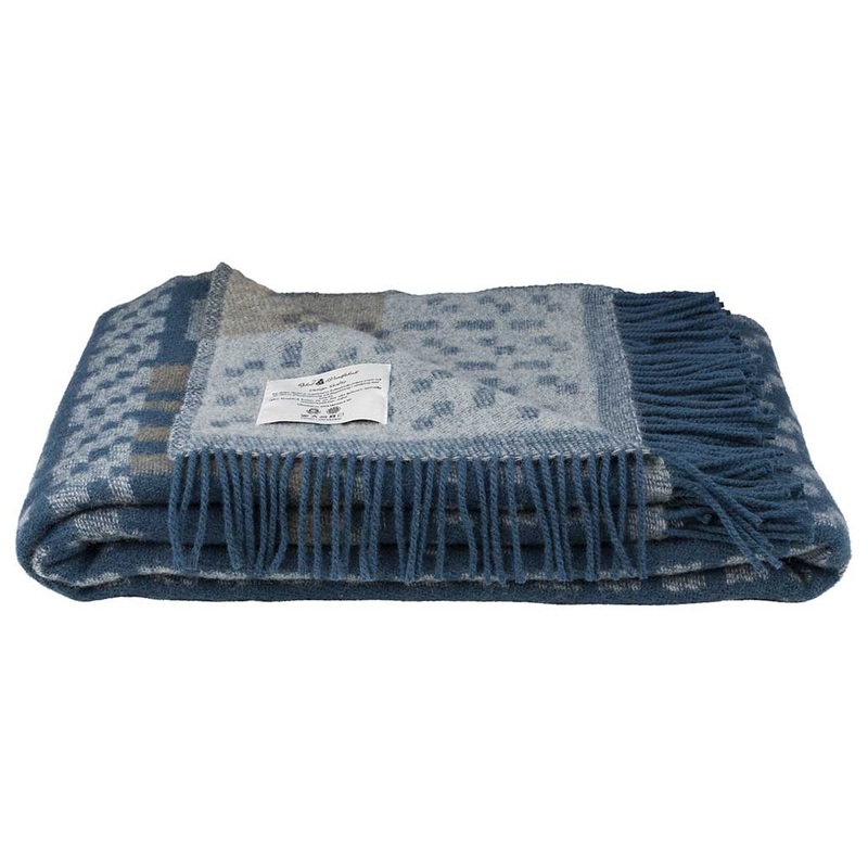 Skaft Marin Wool Blanket